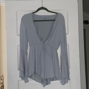 Tobi size small grey romper